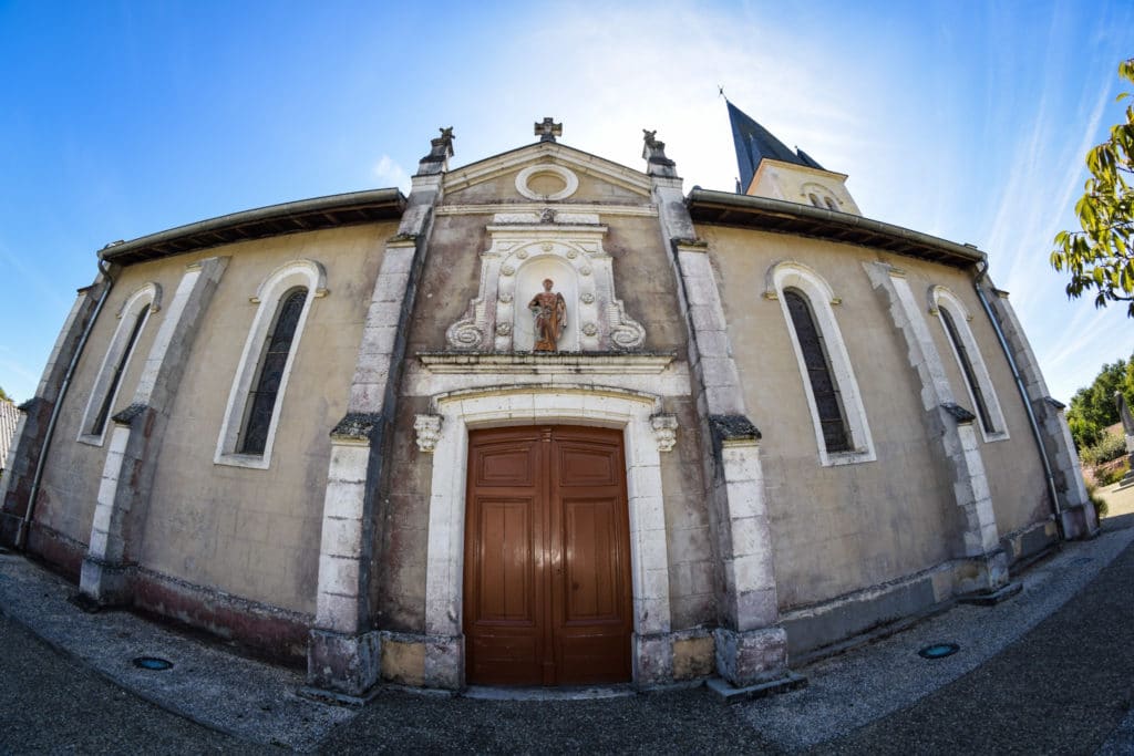 eglise gourbera dans les landes