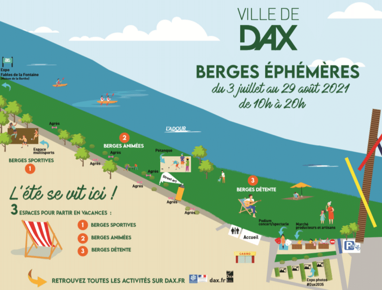 berges adour dax