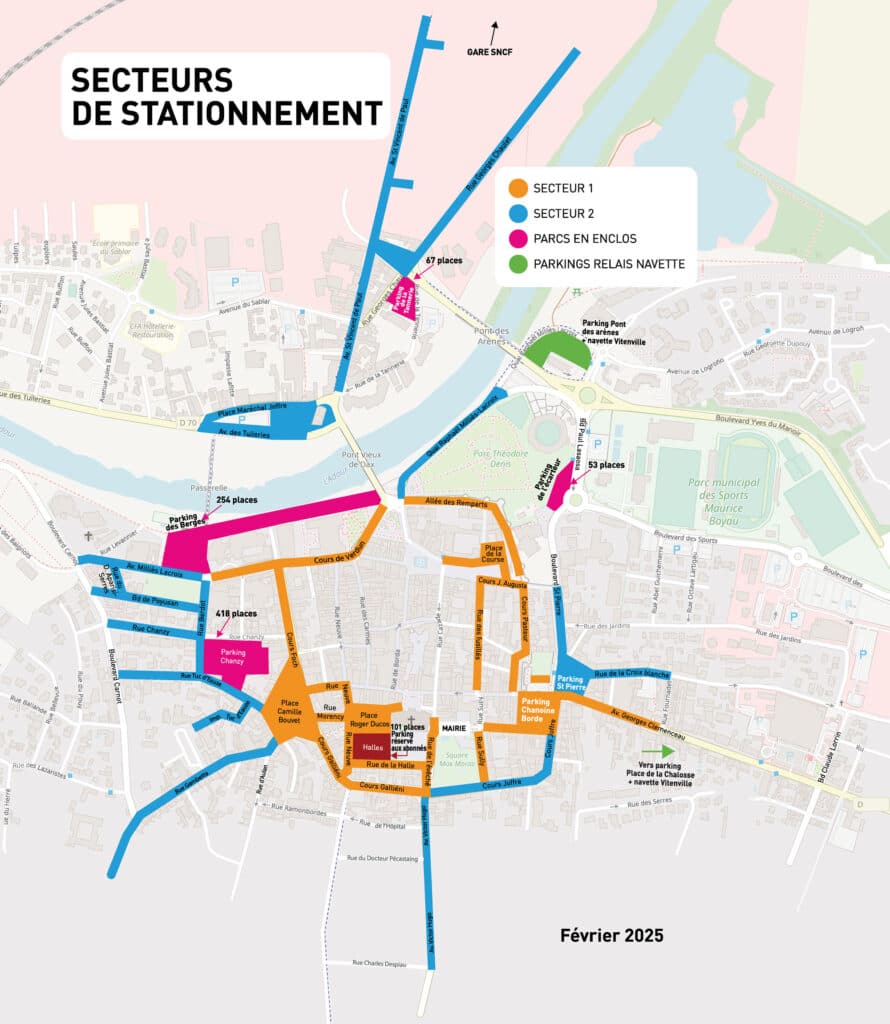 Stationnement à Dax