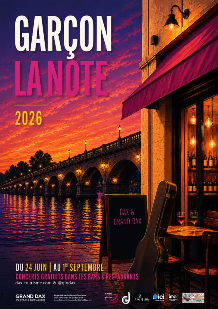 Affiche officielle du Festival Garçon la Note 2026